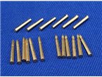 RB Model 1:35 Ammunition 40mm QF 2pdr L/50 / 12 missiles and 6 brasses