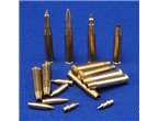 RB Model 1:35 Ammunition 76.2mm OQF 17pdr / 9 missiles and 12 brasses