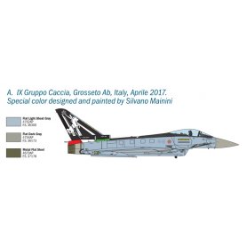 Italeri 1:72 EF-2000 100TH ANNIVERSARY GRUPPI CALCIA / SPECIAL COLORS