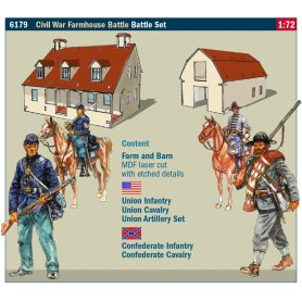 Italeri 6179 1/72 Battleset:Civil War Farmhause