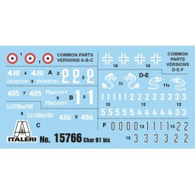 Italeri 15766 1/56 Char B1