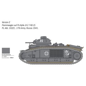 Italeri 15766 1/56 Char B1