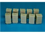 RB Model 1:35 American fuel tanks - 10pcs. 