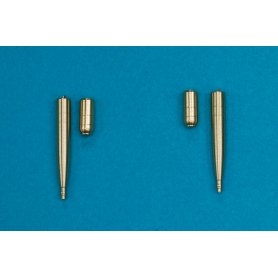 RB Model 1:48 Metal gun barrels 20mm Hispano / 2pcs.