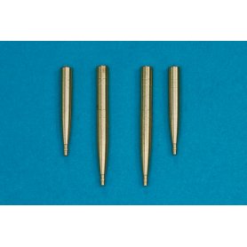 RB Model 1:48 Metal gun barrels 20mm Hispano / 4pcs. 