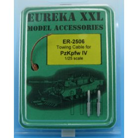 Eureka XXL 1:25 Towing cables w/resin endings for Pz.Kpfw.IV Ausf.A-J 