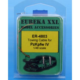 Eureka XXL 1:48 Towing cables w/resin endings for Pz.Kpfw.IV Ausf.A-J 