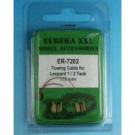 Eureka XXL 1:72 Towing cables w/resin endings for Leopard 1 / Leopard 2 