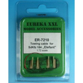 Eureka XXL 1:72 Towing cables w/resin endings for Sd.Kfz.184 Elefant 