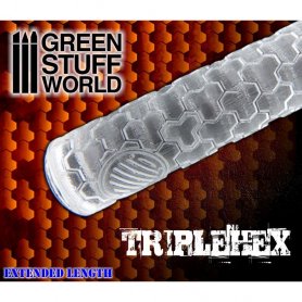 Green Stuff World ROLLING PIN - wałek do podstawek TRIPLEHEX