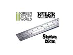 Green Stuff World Metalowa linijka / 20cm