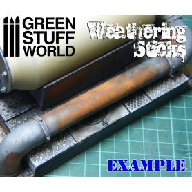 GreenSTUFF WHEATHERING BRUSHES 15mm / 3szt.