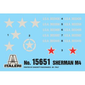 Italeri 15751 WWII M4 Shermann