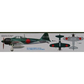ZESTAW Tamiya 1:48 Mitsubishi Zero + 6 figurek | Model do sklejania + farby + klej + pędzelki