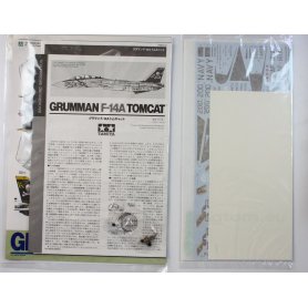 ZESTAW Tamiya 1:48 Grumman F-14A Tomcat | Model do sklejania + farby + klej + pędzelki
