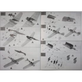 ZESTAW IBG 1:72 PZL 23A Karaś | Model do sklejania + farby + klej + pędzelki
