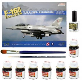 Tamiya 1:48 Sea Harrier | Model do sklejania + farby + klej + pędzelki