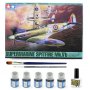 Tamiya 1:48 Supermarine Spitfire Mk.Vb | Model do sklejania + farby + klej + pędzelki