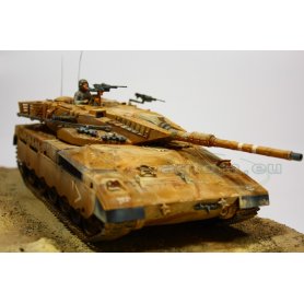 Tamiya 1:35 Merkava MBT | Model do sklejania + farby + klej + pędzelki
