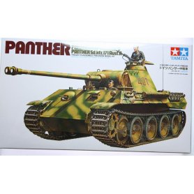 ZESTAW Tamiya 1:35 Panther | Model do sklejania + farby + klej + pędzelki
