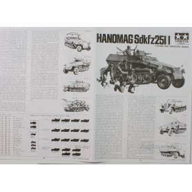 ZESTAW Tamiya 1:35 Hanomag i 5 figurek | Model do sklejania + farby + klej + pędzelki
