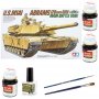 ZESTAW Tamiya 1:35 M1A1 Abrams | Model do sklejania + farby + klej + pędzelki