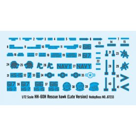 Hobby Boss 87233 1/72. Hh-60H Rescue Hawk (Late Ve