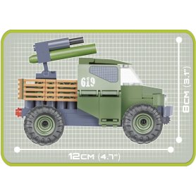 Cobi Small Army 2160 4Wd Armored Pickup Truck 145K