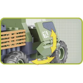 Cobi Small Army 2160 4Wd Armored Pickup Truck 145K