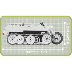 Cobi Small Army 2168 Sd.Kfz 2 Kettenkrad Hk-101 20