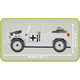 Cobi SMALL ARMY Volkswagen Typ 82 Kubelwagen / 150 klocków