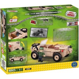 Cobi SMALL ARMY Volkswagen Typ 166 Schwimmwagen / 120 klocków