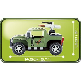 Cobi SMALL ARMY Samochód pancerny P-4 / 200 klocków