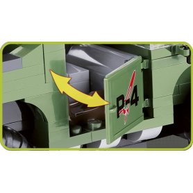 Cobi SMALL ARMY Samochód pancerny P-4 / 200 klocków