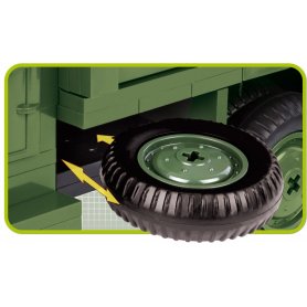 Cobi SMALL ARMY GMC CCKW 353 Transport Truck / 350 klocków