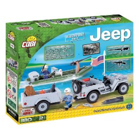 Cobi SMALL ARMY Jeep Willys MB US Navy / 190 klocków