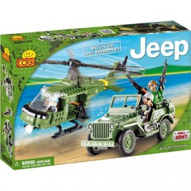 Cobi SMALL ARMY Jeep Willys MB w/helicopter / 250 elements 
