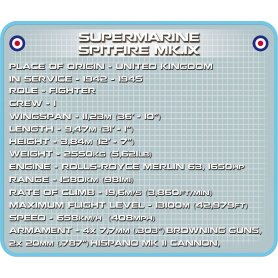 Cobi Small Army 5525 Supermarine Spitfire Mk.Ix