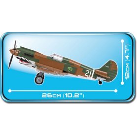 Cobi Small Army 5527 Curtiss P-40 Tomahawk 270 Kl.