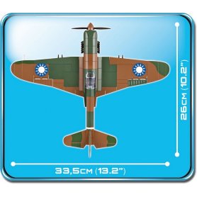 Cobi Small Army 5527 Curtiss P-40 Tomahawk 270 Kl.