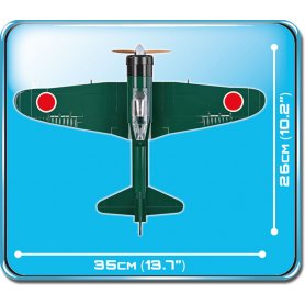 Cobi SMALL ARMY Mitsubishi A6M3 Zero / 265 klocków