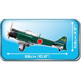 Cobi SMALL ARMY Mitsubishi A6M3 Zero / 265 klocków