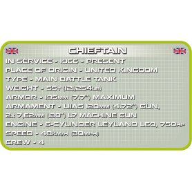 Cobi Small Army 2494 Chieftain 620 Kl.