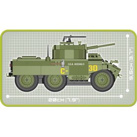 Cobi SMALL ARMY M8 Greyhound / 370 klocków