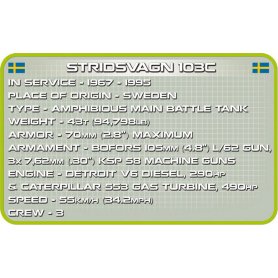 Cobi Small Army 2498 Stridsvagn 103C 600 Kl.