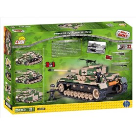 Cobi SMALL ARMY Pz.Kpfw.IV Ausf.F1 / Ausf.G / 500 klocków