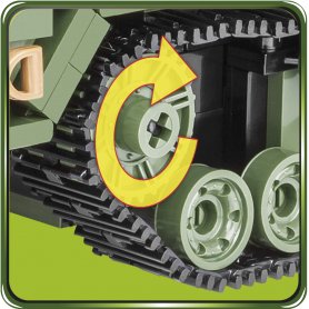 Cobi SMALL ARMY M16 Half-Truck / 500 klocków