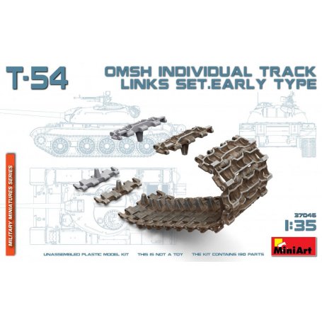 Mini Art 37046 T-54 OMSh Indiv. Track Links.Early