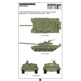 Modelcollect UA72011 T-72B1 with ERA main battle 
