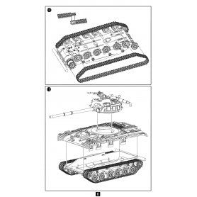 Modelcollect UA72012 T-64 Main Battle Tank Mod 72
